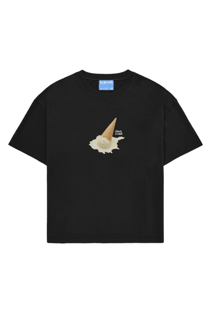 NWHR Melting Black Tee