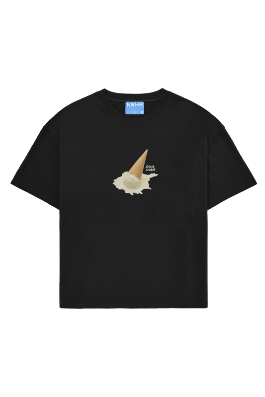 NWHR Melting Black Tee