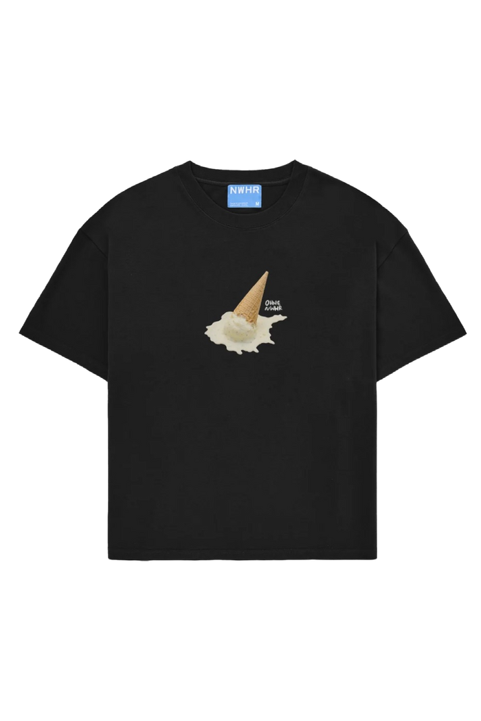 NWHR Melting Black Tee