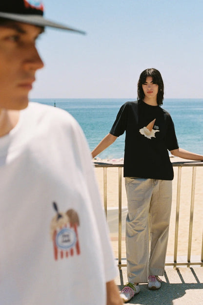 NWHR Melting Black Tee