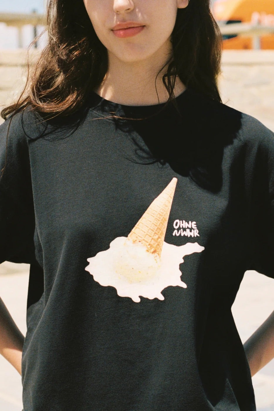 NWHR Melting Black Tee