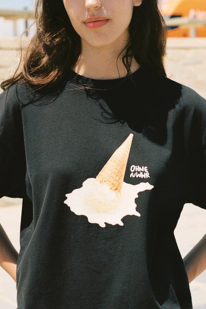 NWHR Melting Black Tee