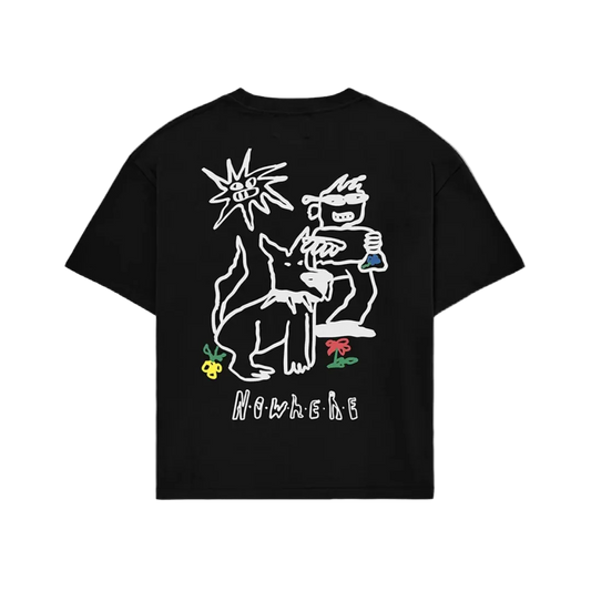 NWHR Dog Black Tee