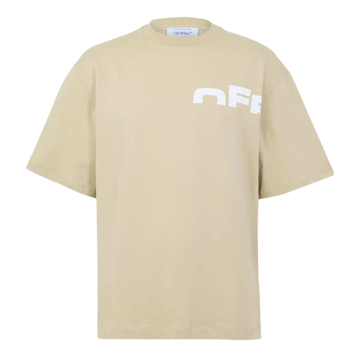 Off White Logo Split Skate Sand Tee