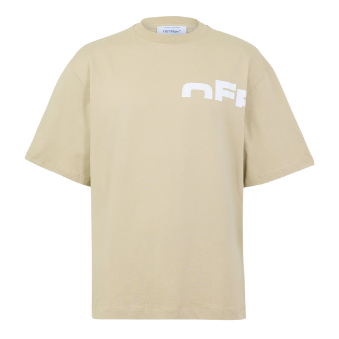 Off White Logo Split Skate Sand Tee