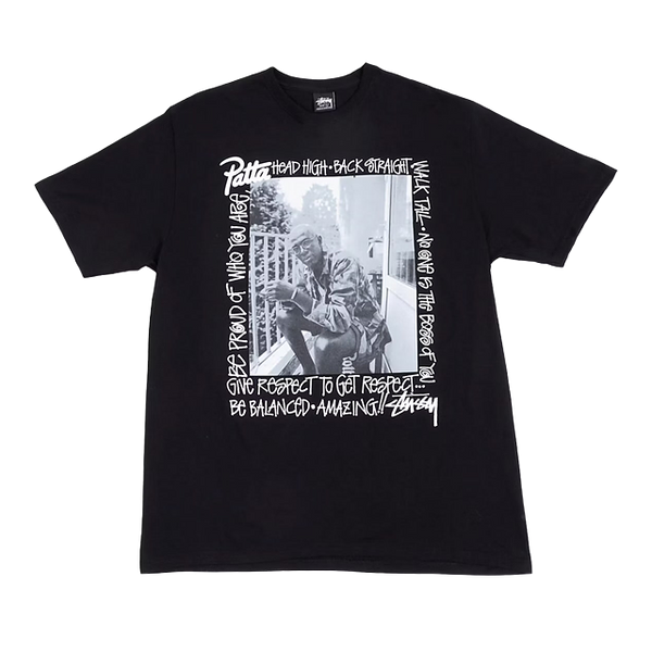 Patta x Stussy T-Shirt Schwarz