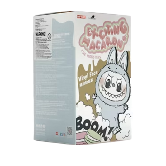 Pop Mart Labubu The Monsters Exciting Macarons Vinyl Plush Pendant Single Blind Box