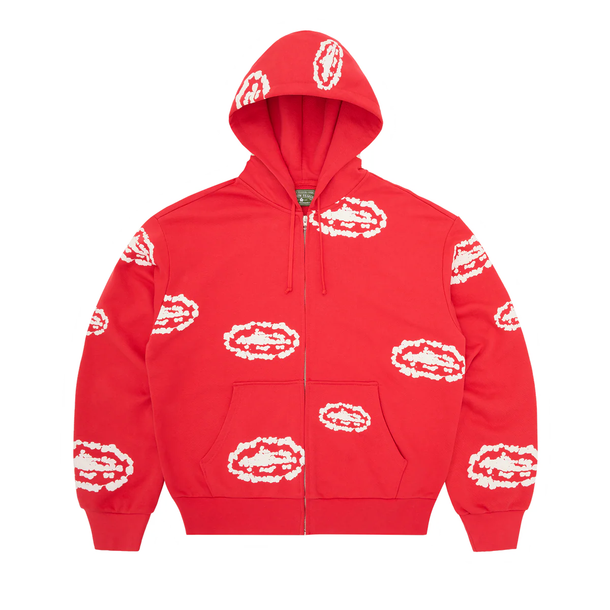 Denim Tears x Corteiz Zip Hoodie Red