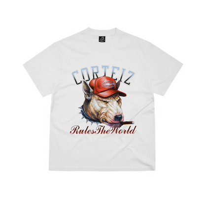 Corteiz Dog Pound White Tee