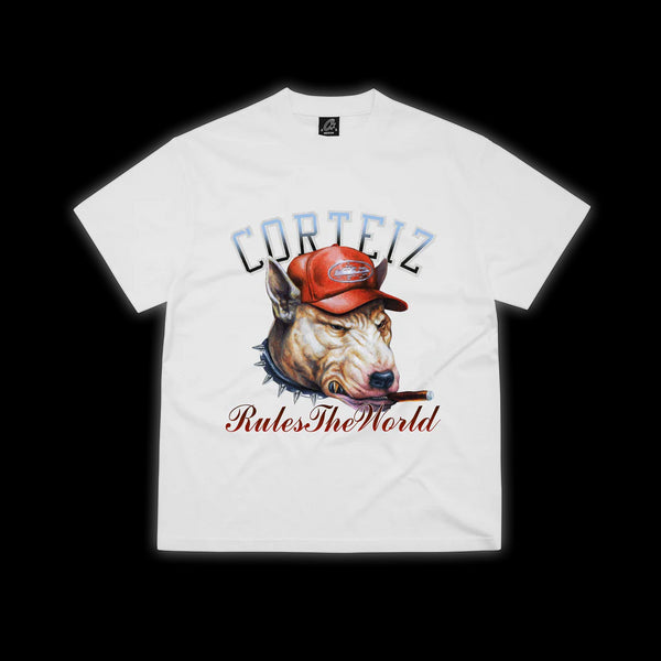 Corteiz Dog Pound White Tee