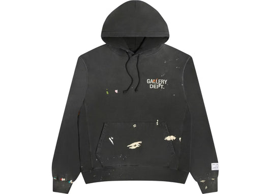 Gallery Dept Paint Logo Hoodie Black