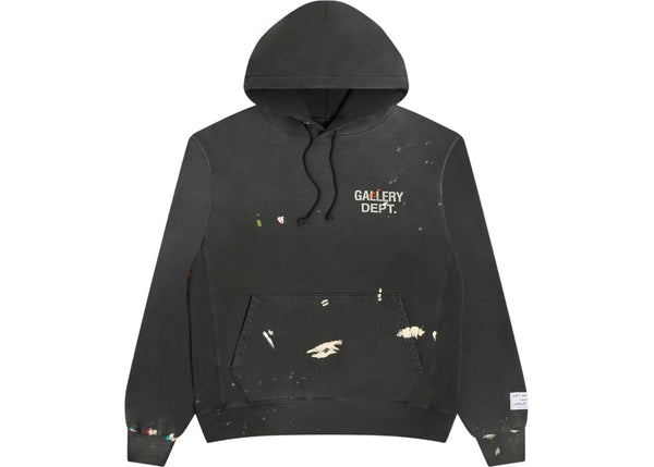 Gallery Dept Paint Logo Hoodie Black