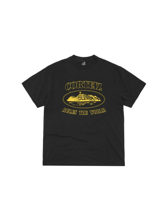 Corteiz Alcatraz Yellow Tee