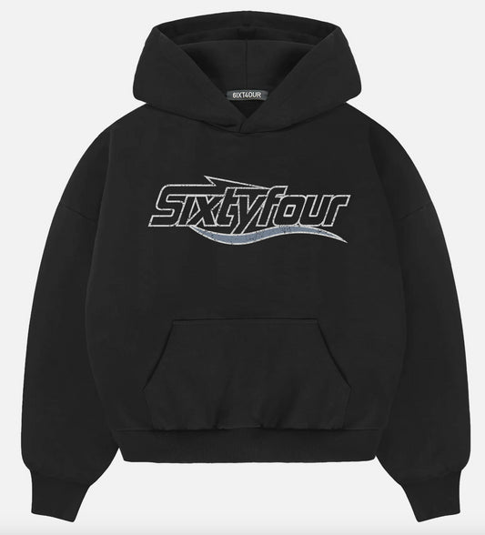 6ixty4our Basic Black Hoodie