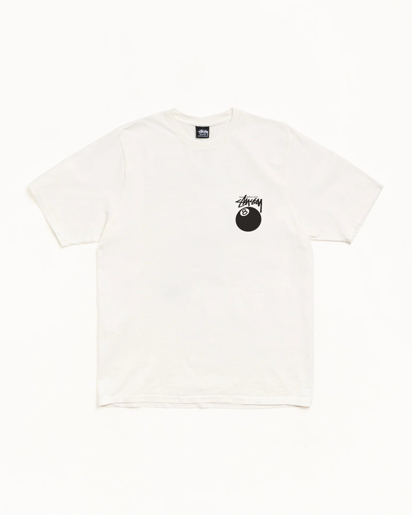 Stussy 8 Ball White Tee