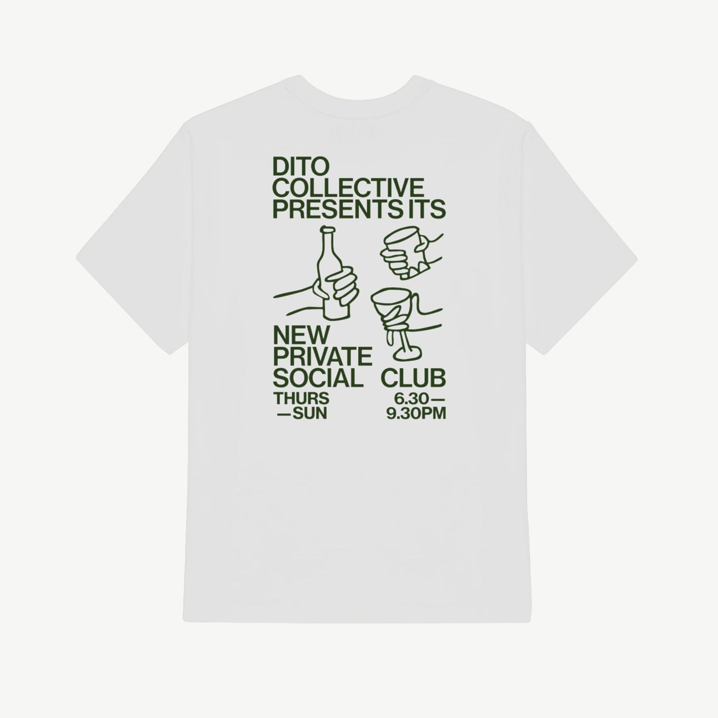 Dito Social Club White Tee