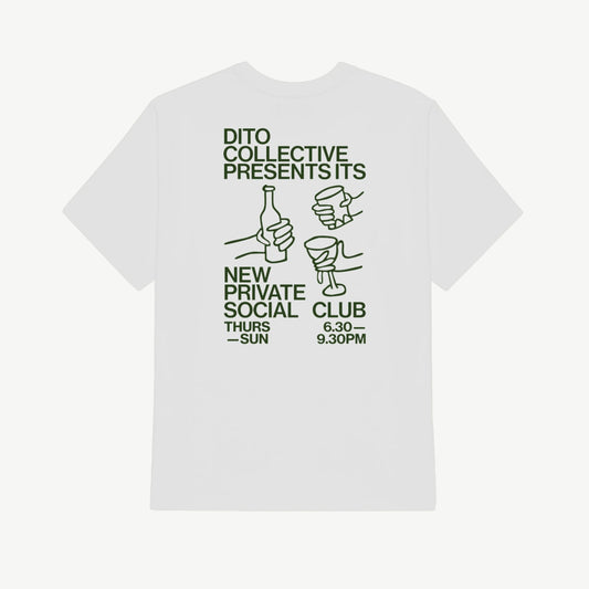 Dito Social Club White Tee
