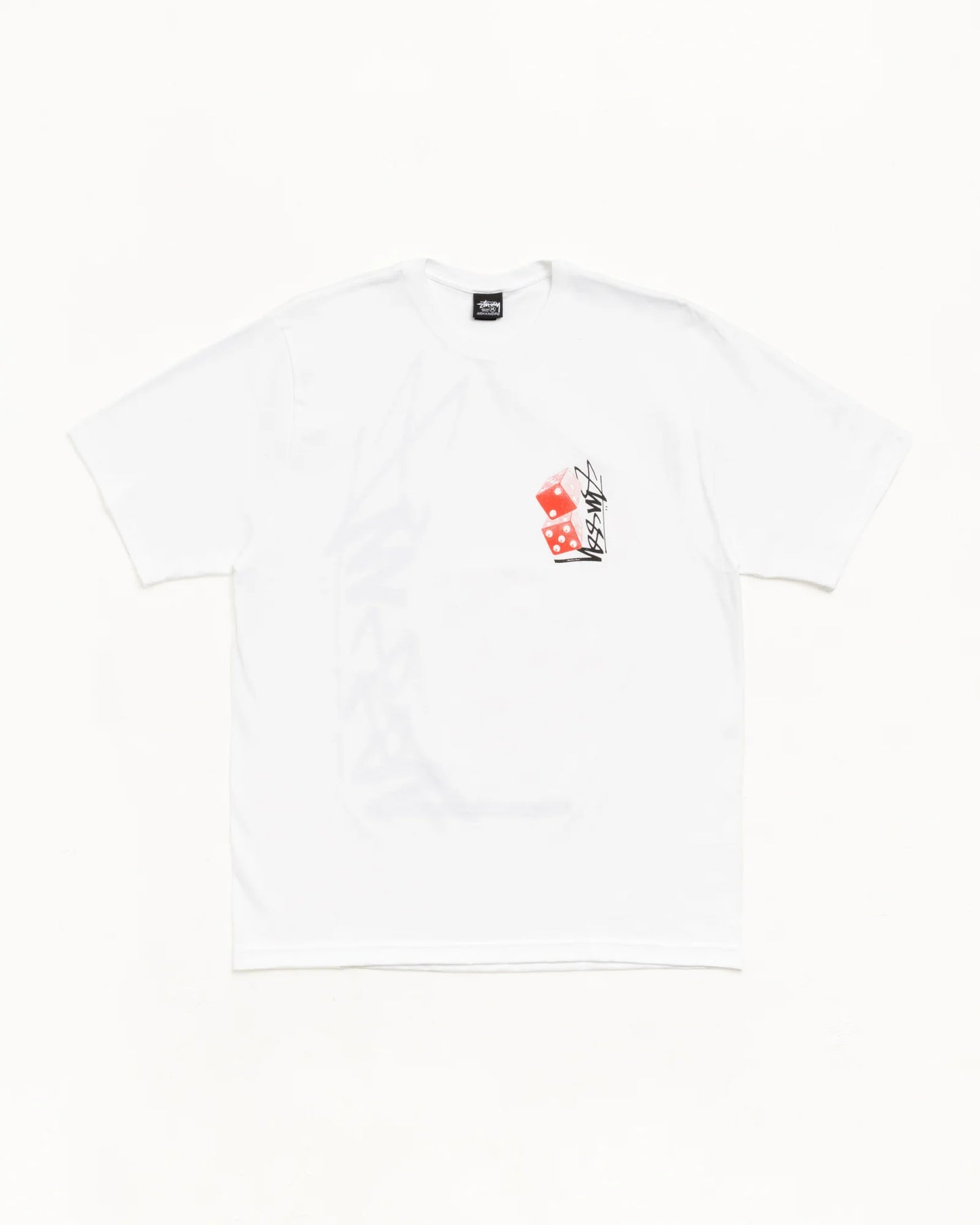 Stussy Tall Dice White Tee