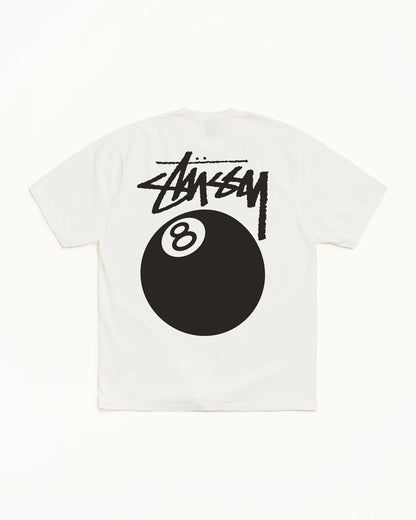 Stussy 8 Ball White Tee