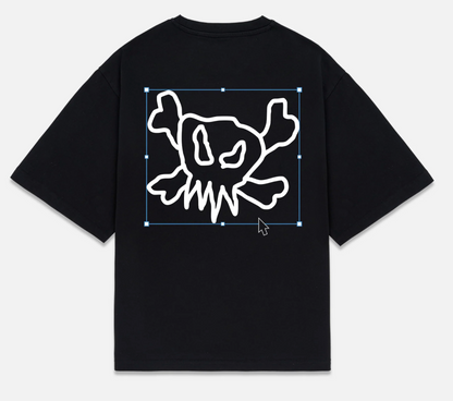 6ixt4our Vector Skull Tee