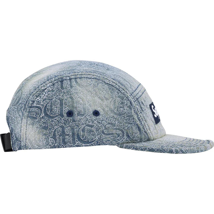 Supreme Cap 5 Panel Denim Camp Blue