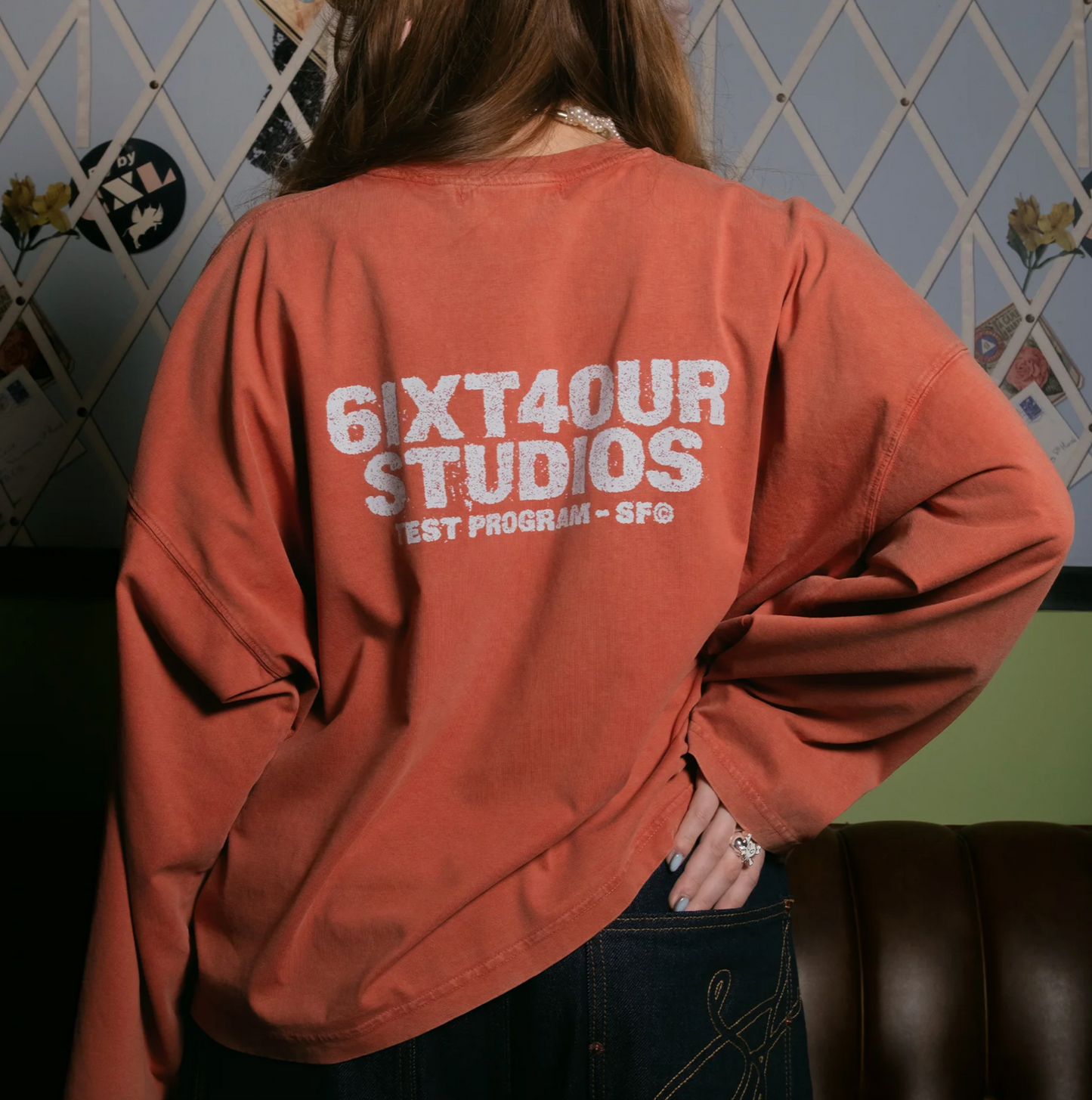 6ixt4our Studios Langarmshirt Clay