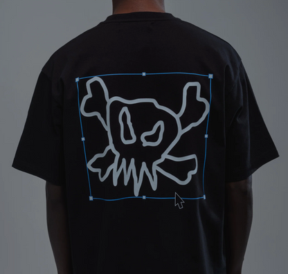 6ixt4our Vector Skull Tee