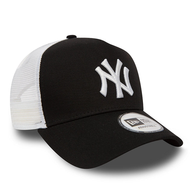 New Era NY Schwarz Weiß Trucker