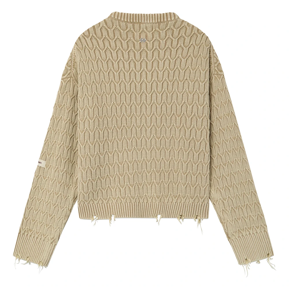 Host Herringbone Beige Knit