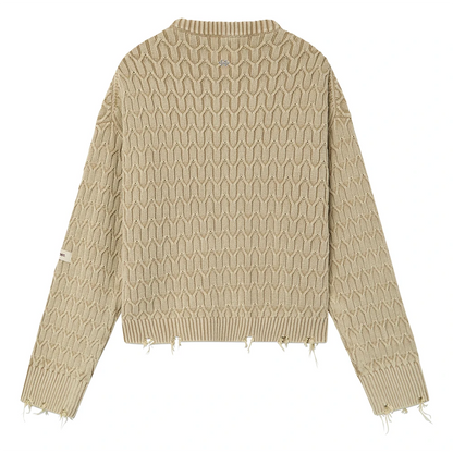 Host Herringbone Beige Knit