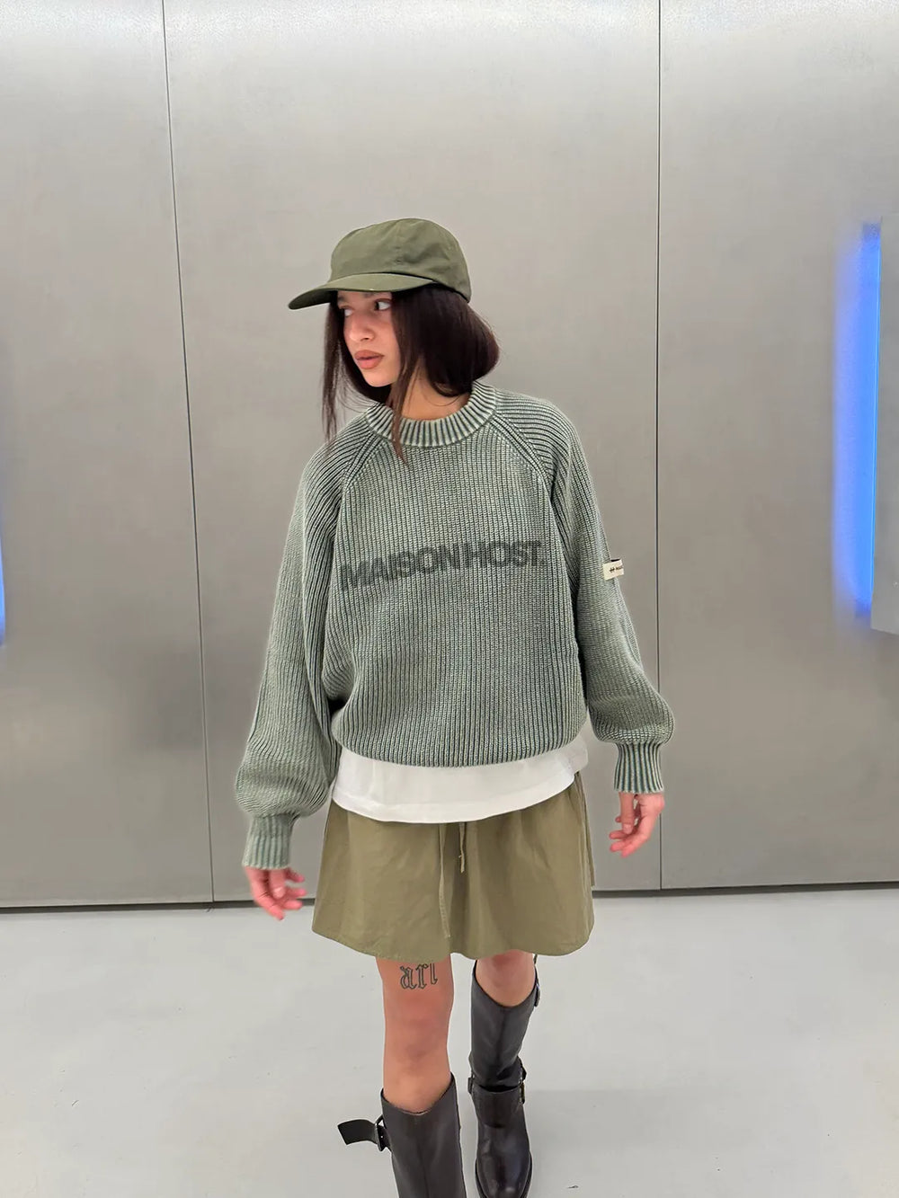 Host Iconic MH Knit Grün