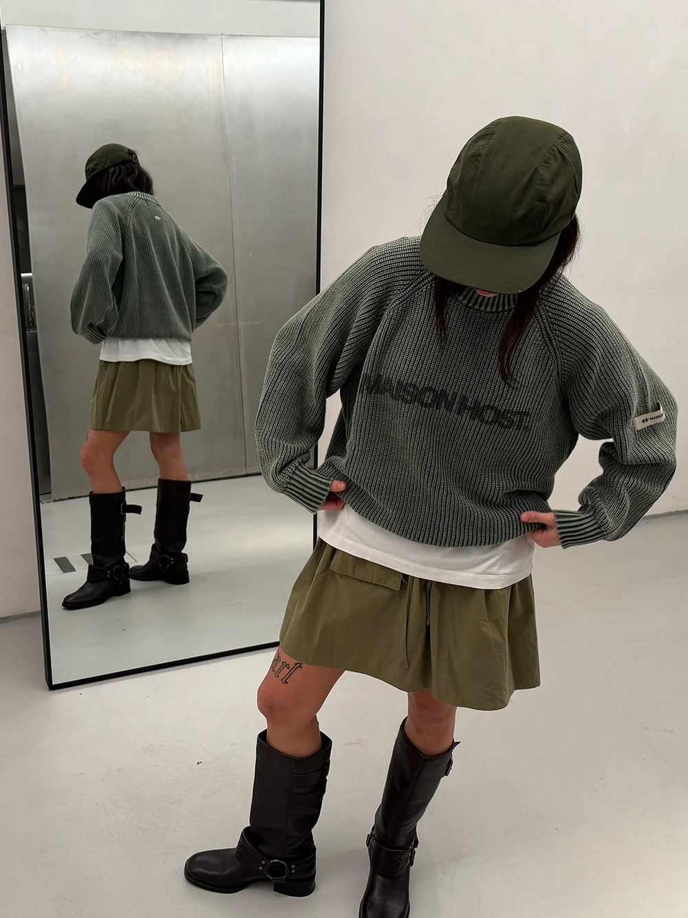 Host Iconic MH Knit Grün