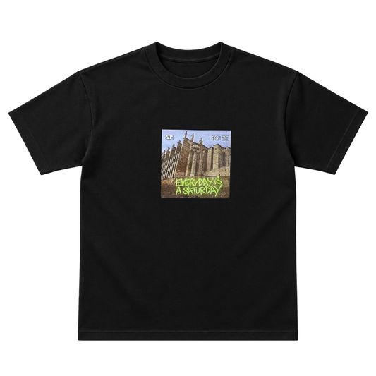 Saturday Cathedral Tee Black