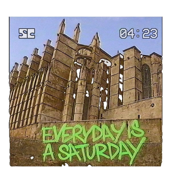 Saturday Cathedral Tee Black