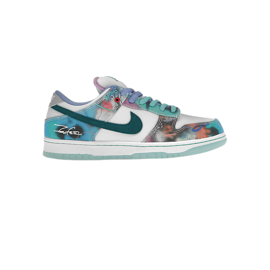 SB Dunk Low Futura SAMPLE White