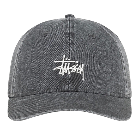 Stussy Cap Washed Black