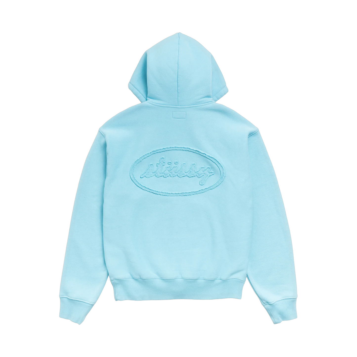 Stussy Cursive Zip Hoodie Baby Blue - blue | Saturday Concept