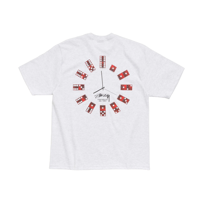 Stussy Dice Clock Grey Tee - grey | Saturday Concept