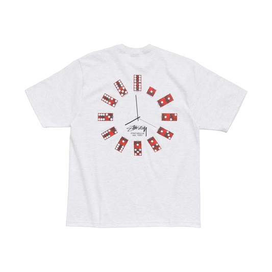 Stussy Dice Clock Grey Tee - grey | Saturday Concept