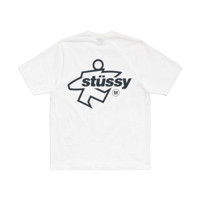 Stussy Surf Size White Tee - white, black | Saturday Concept