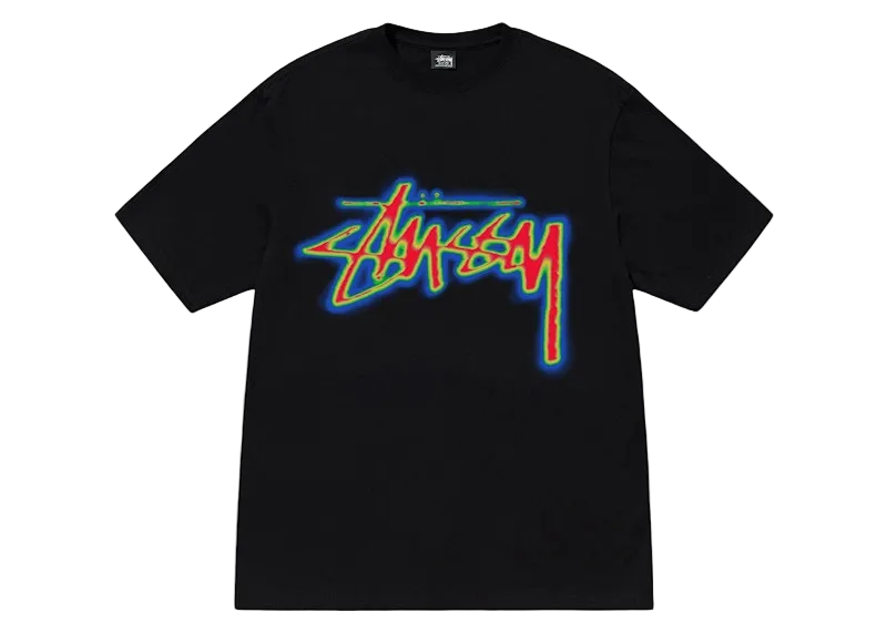 Stussy Thermal Stock Tee Black
