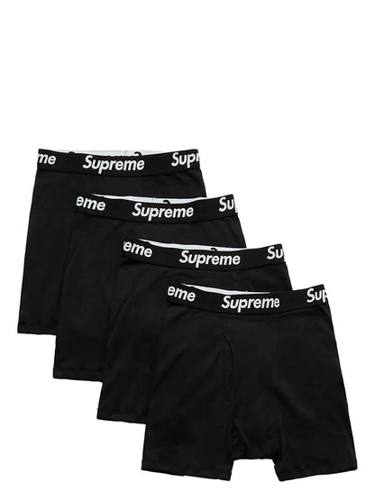 Supreme Boxers Brief Pack 4 Black