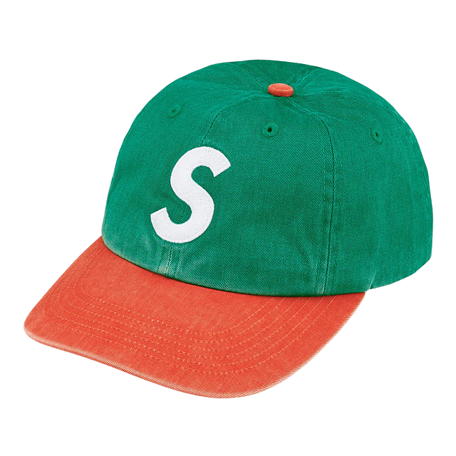 Supreme Cap S Green Orange