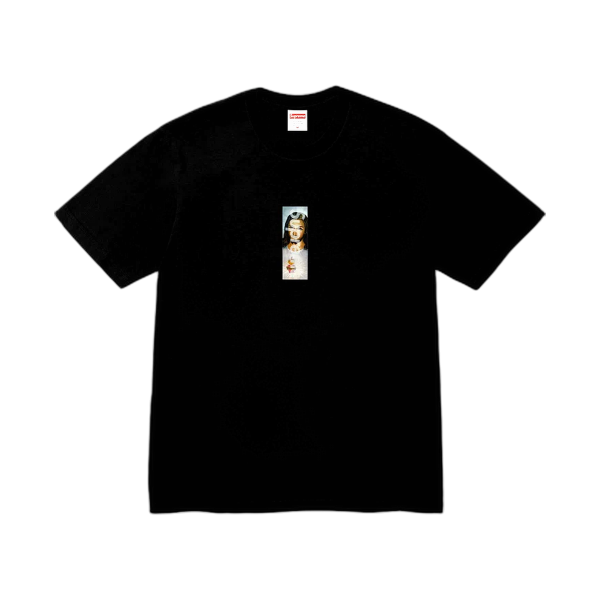 Supreme Prayer Card Box Logo Black Tee - black | Saturday Concept