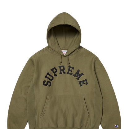 Supreme x Champion Hoodie Olive