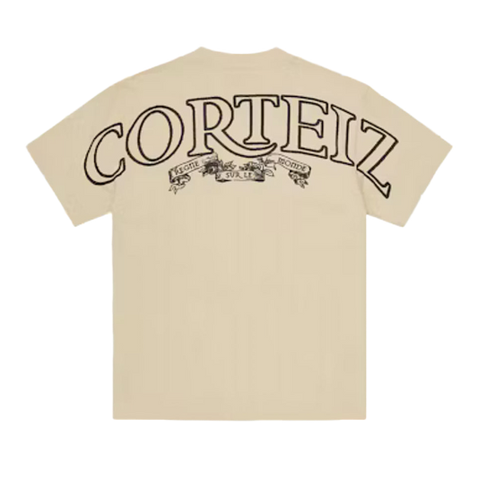 T Shirt Corteiz Big Logo Cream