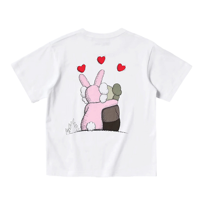 T Shirt Kaws Andy Warhol Corazones