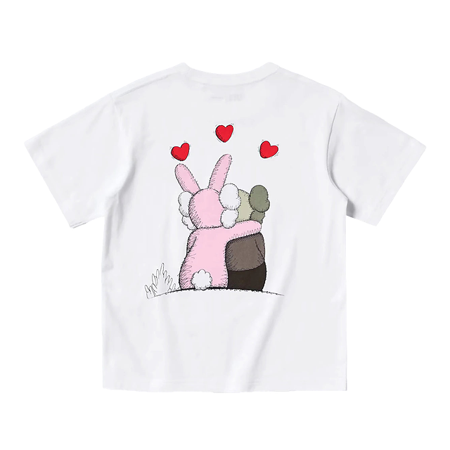 T Shirt Kaws Andy Warhol Corazones Kids