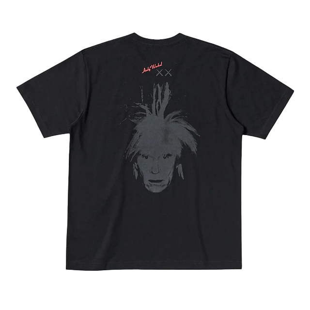 T Shirt Kaws Andy Warhol Face