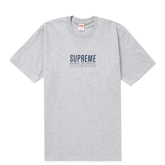 T Shirt Supreme Paris Grey